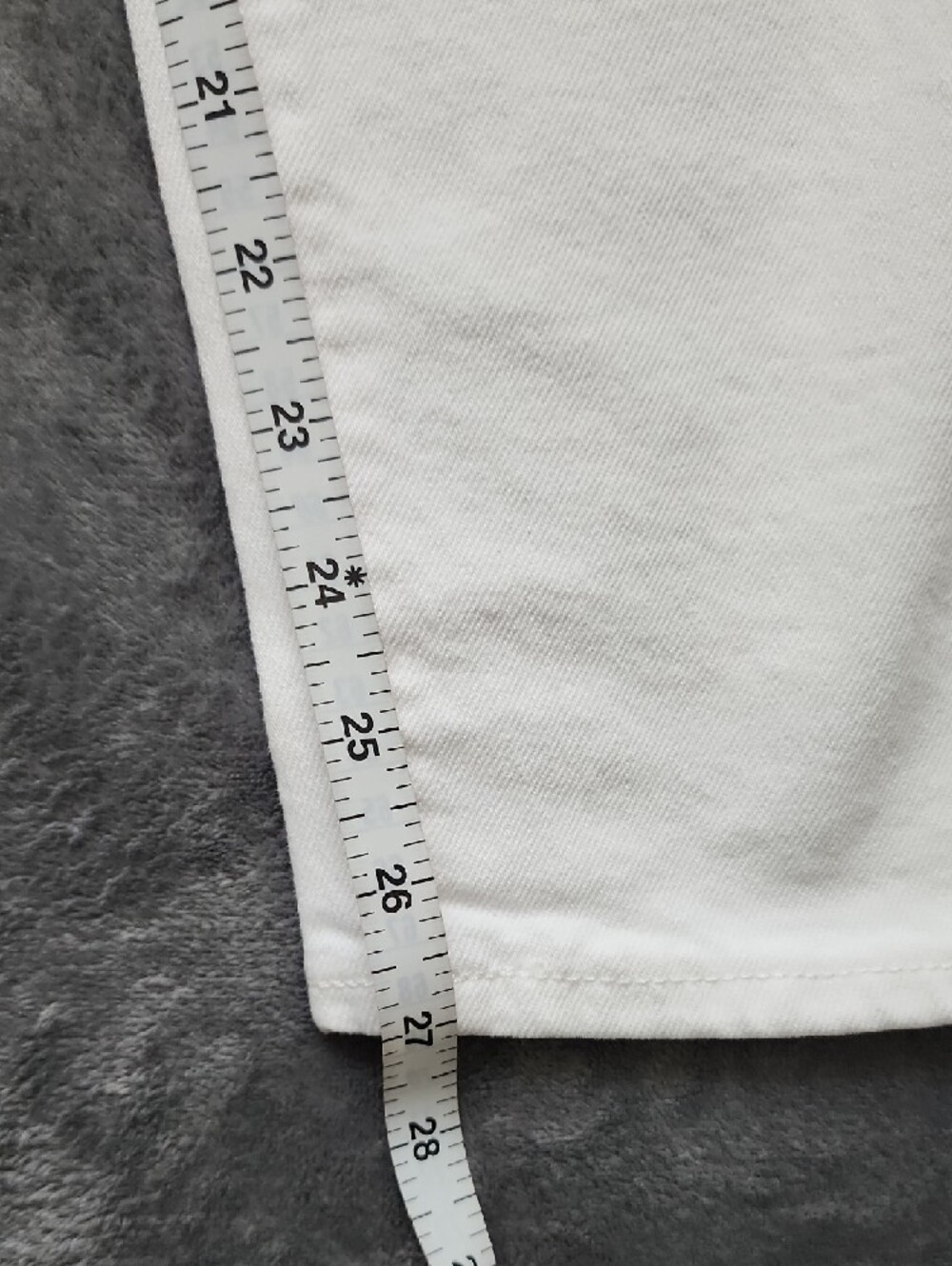 Old Navy White High-Rise O.G. Straight Leg Jeans Size 14 - Picture 8 of 10